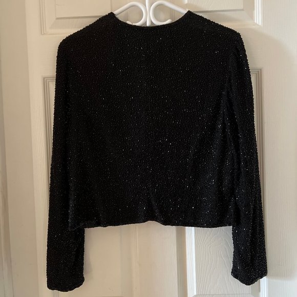 Formal Beaded Dress Jacket - Picture 10 of 13